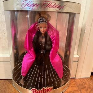 Happy Holidays Barbie new in box Vintage